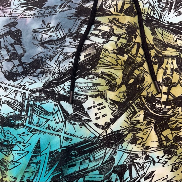 Upstanders Limited Edition Mens Hoody Sweatshirt Size XL Comics Graphics Art - Picture 6 of 12